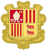 Coat of arms of Andorra