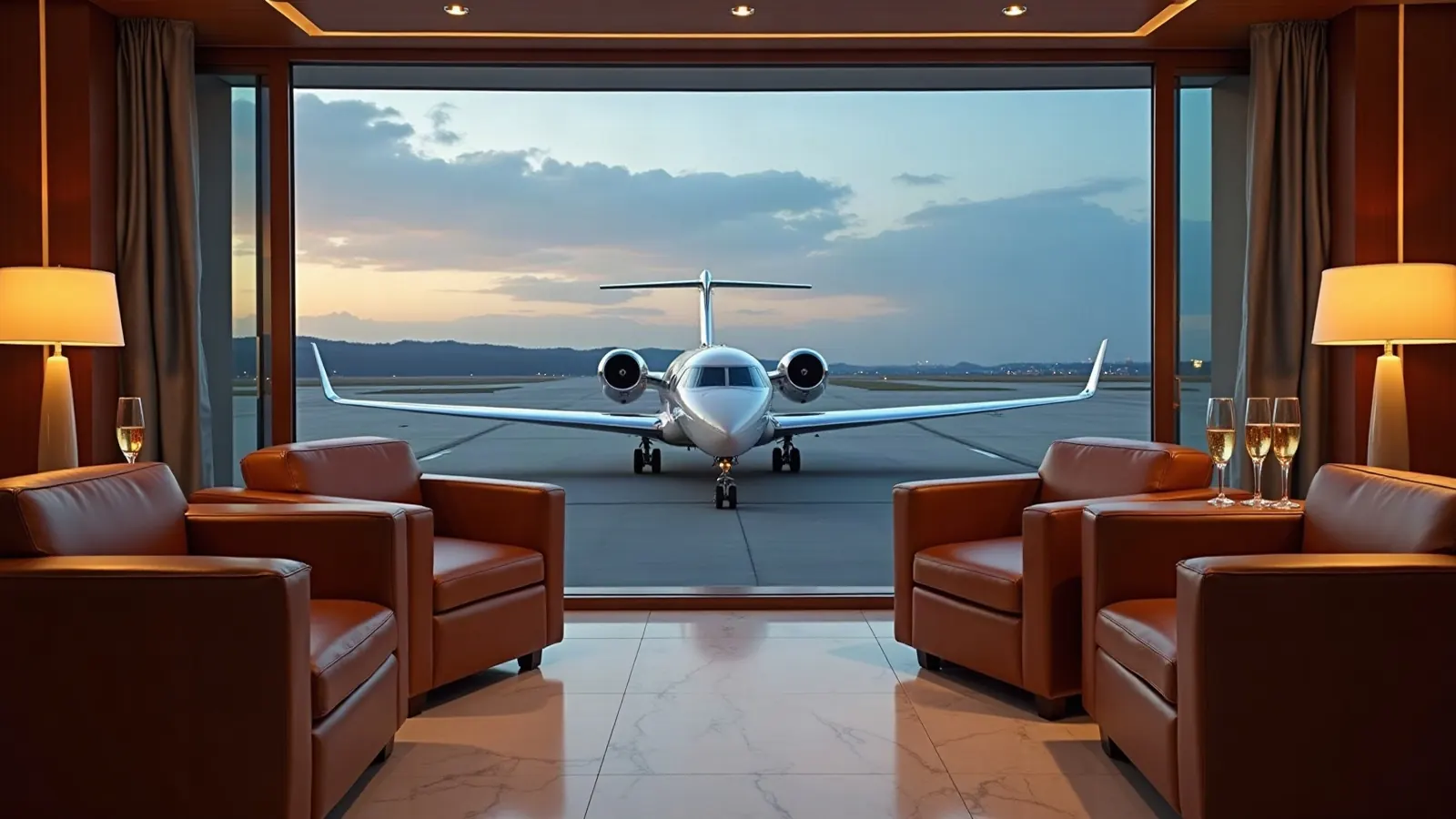 Meet and greet service at an airport