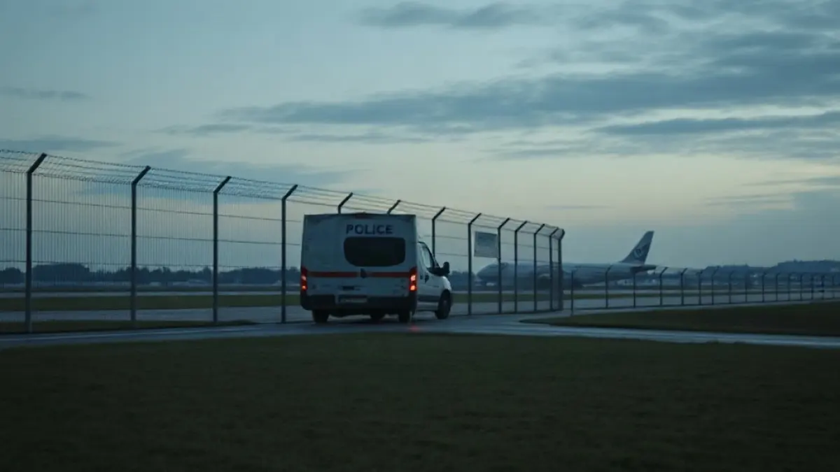 Leipzig/Halle airport fence breach triggers police search; flights keep running