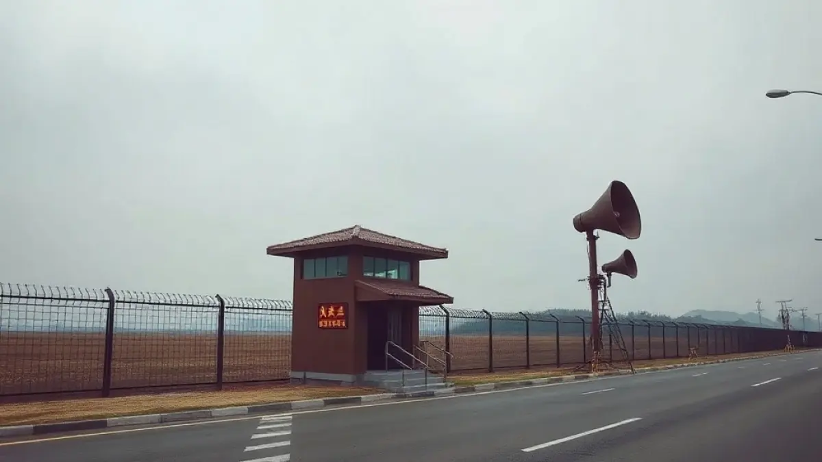 Travellers to South Korea: Pyongyang restarts border propaganda, Seoul urges talks