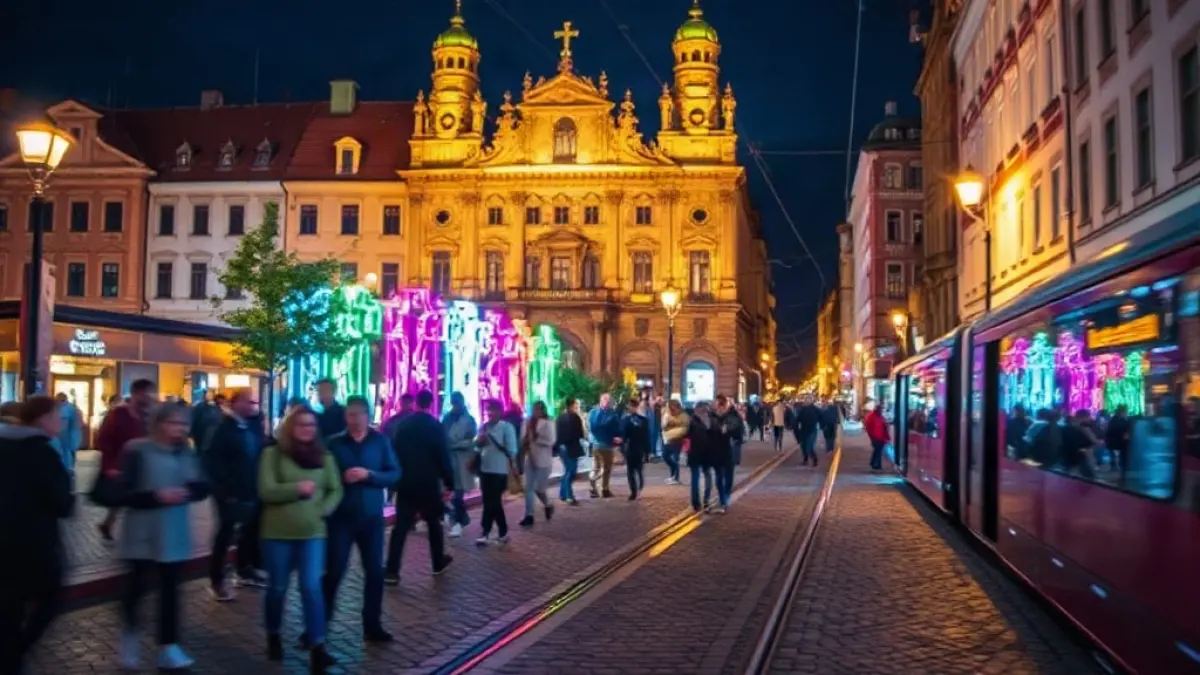 Travellers to Prague face Metro Line A delays and crowds during light festival, 15-18 Oct