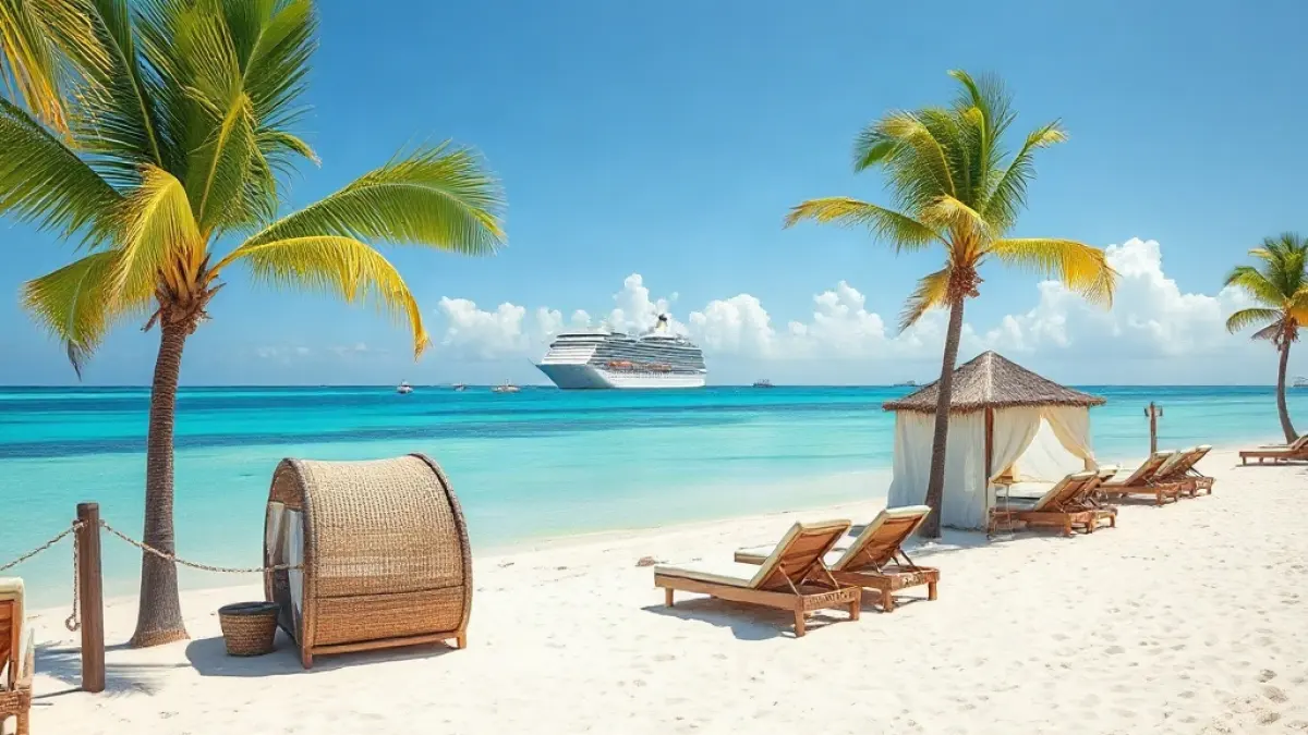 Bahamas' Half Moon Cay visitors get free food pavilion and $125 Beach Club