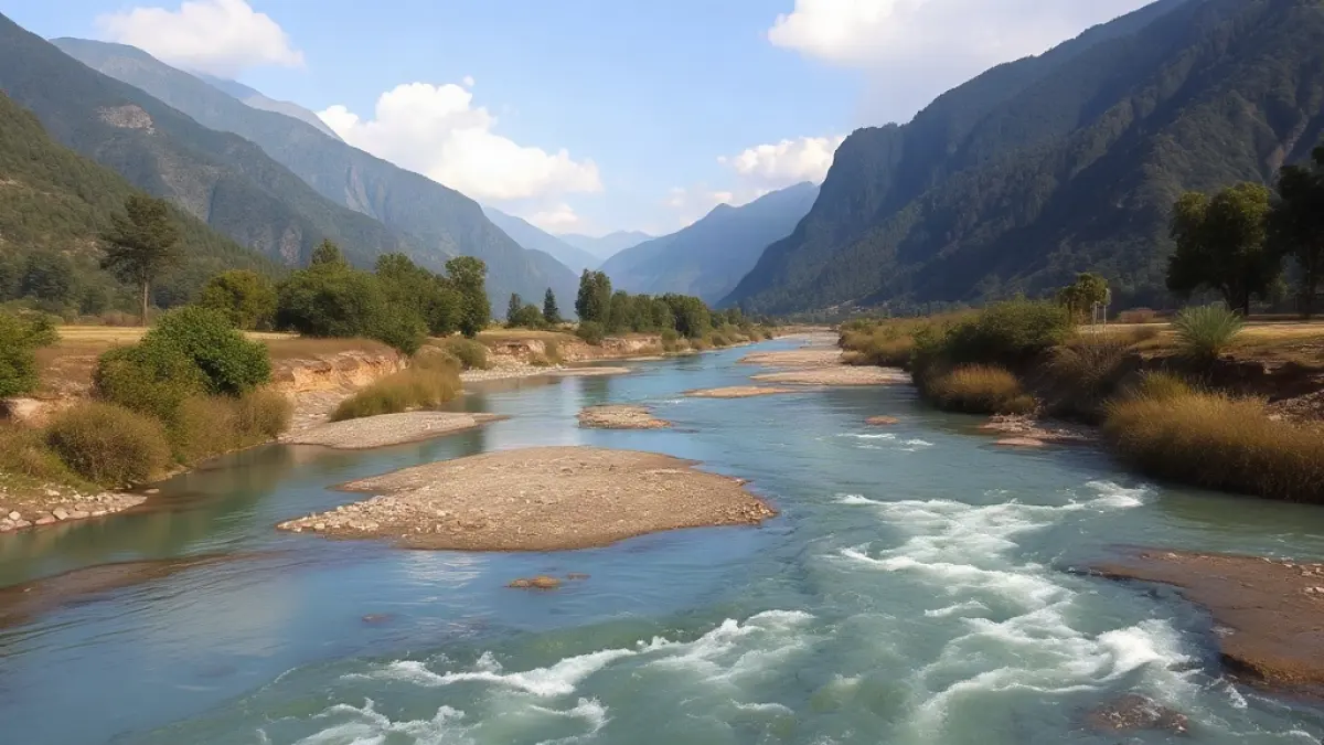 Flash Floods in Nepal Prompt Evacuations Along Budhi Gandaki River