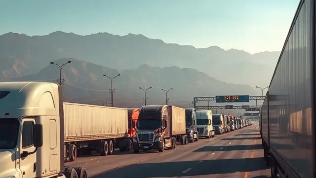 Truck Congestion at Iran-Turkey Border Amid US Trade Blockade