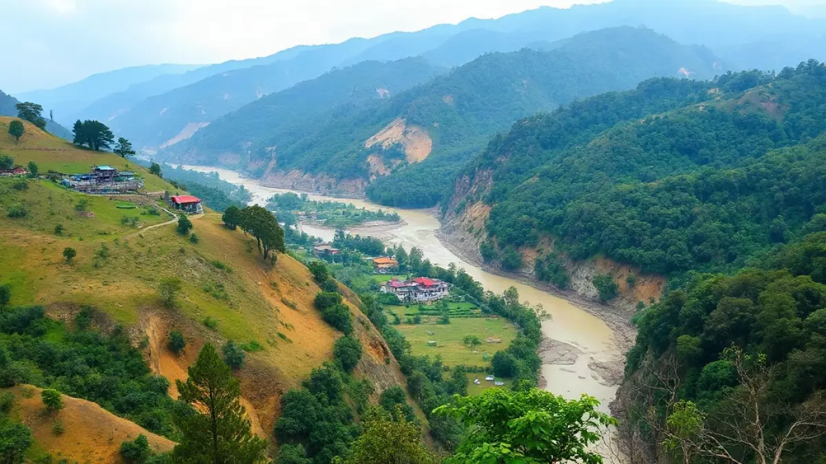 Flash Floods in Northern Nepal Leave Five Missing and Prompt Evacuations