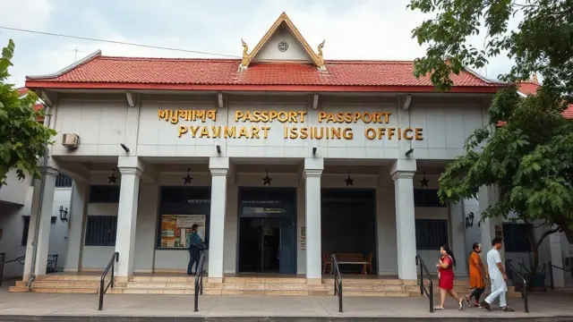 Passport Brokers Arrested Near Yangon Office