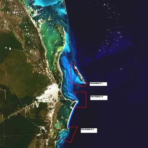 Costa Occidental de Isla Mujeres, Punta Cancún y Punta Nizuc National Park