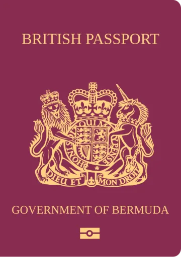 Bermuda passport cover
