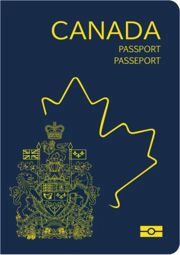 Canada passport cover
