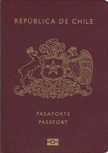 Chile passport cover