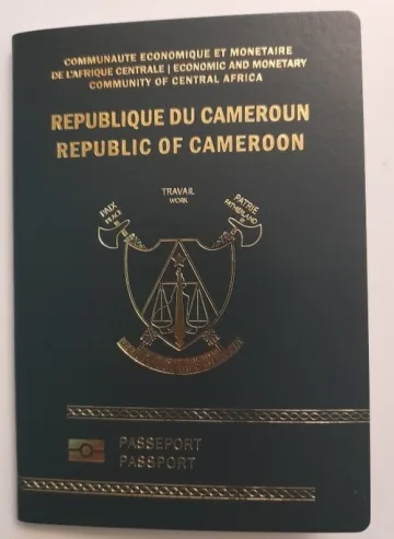 Cameroon passport cover