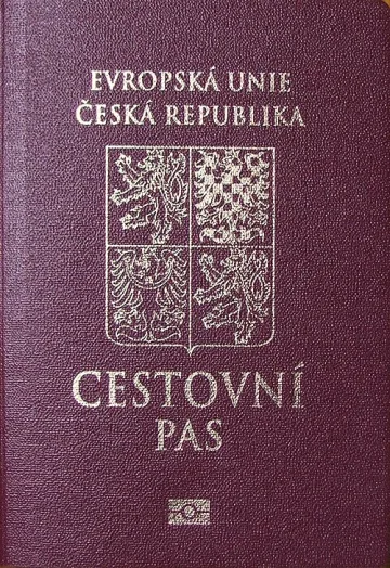 Czechia passport cover