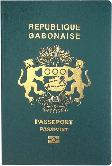 Gabon passport cover