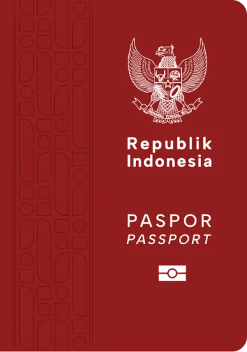 Indonesia passport cover