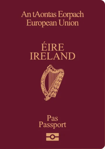 Ireland passport cover