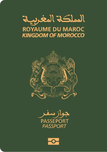 Morocco passport cover