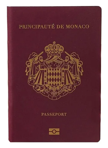 Monaco passport cover