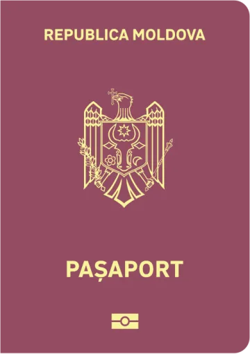 Moldova passport cover