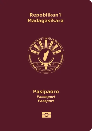 Madagascar passport cover