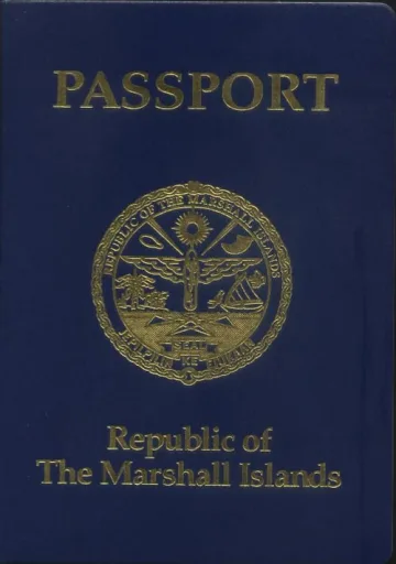 Marshall Islands passport cover