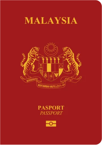 Malaysia passport cover