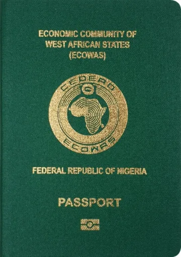 Nigeria passport cover