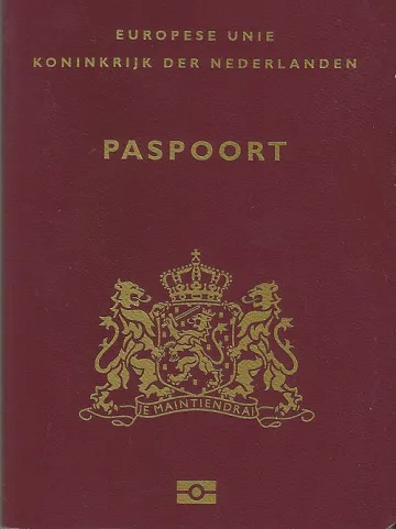 Netherlands passport cover