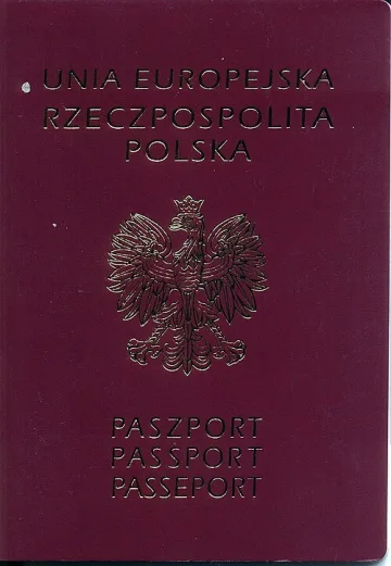 Poland passport cover