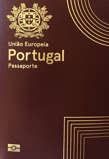 Portugal passport cover