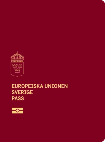 Sweden passport cover