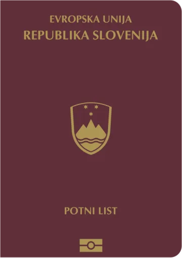 Slovenia passport cover