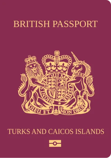 Turks and Caicos Islands passport cover