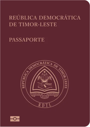 Timor-Leste passport cover
