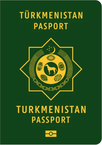 Turkmenistan passport cover