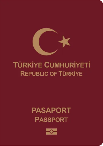 Türkiye passport cover