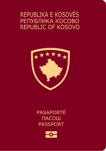 Kosovo passport cover