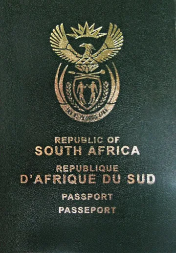 South Africa passport cover